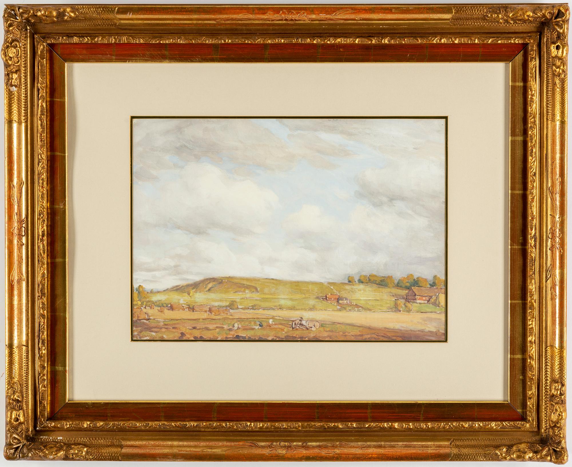 PRINS EUGEN, tempera på papper, signerad och daterad 1929.