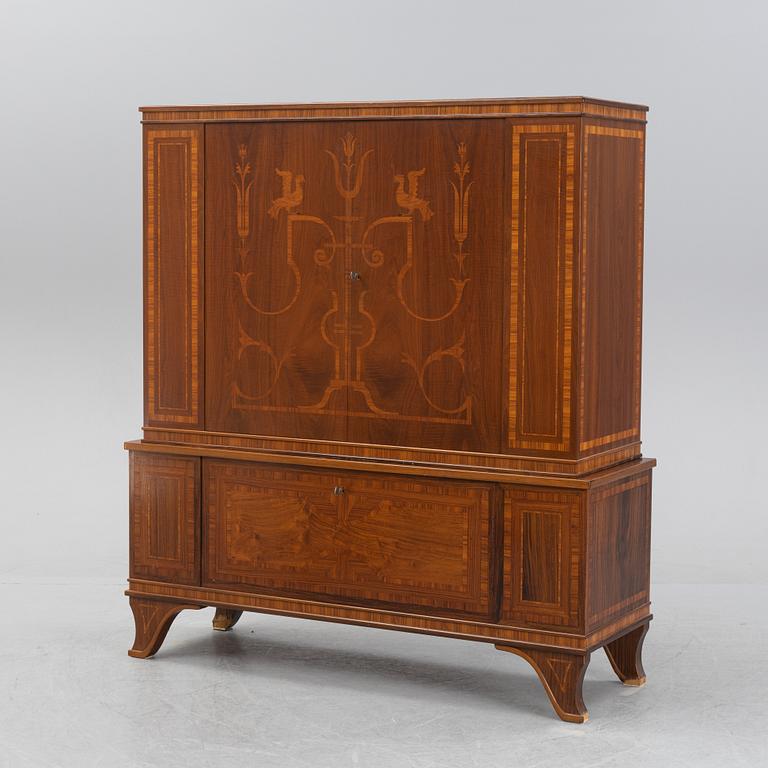 A cabinet by Frans Elmgren, executed by Gunnar Ekelund and Nils Nilsson, Eslöv, Sweden 1934.