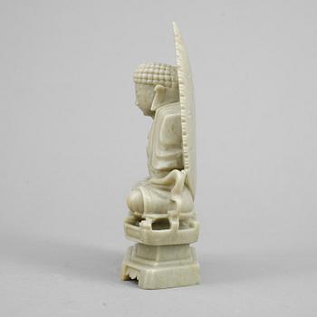 BUDDHA, soapstone, 1900-tal.