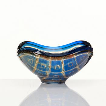 Sven Palmqvist, a 'Ravenna' glass bowl, Orrefors, Sweden 1960 or 1962.