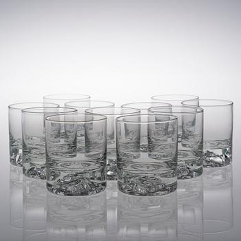 BJÖRN WECKSTRÖM, GLASSERVIS, 18 delar, "Himalaya", Notsjö.