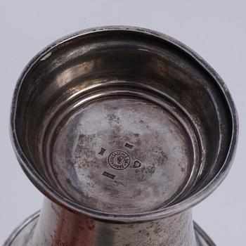 PARTI POKALER, silver, 5 st, tot. vikt, 790 gram.