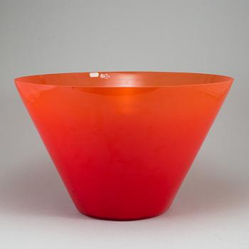 ANNE NILSSON, glass bowls, 2, Kosta Boda, signed, 1/5, 2/5.