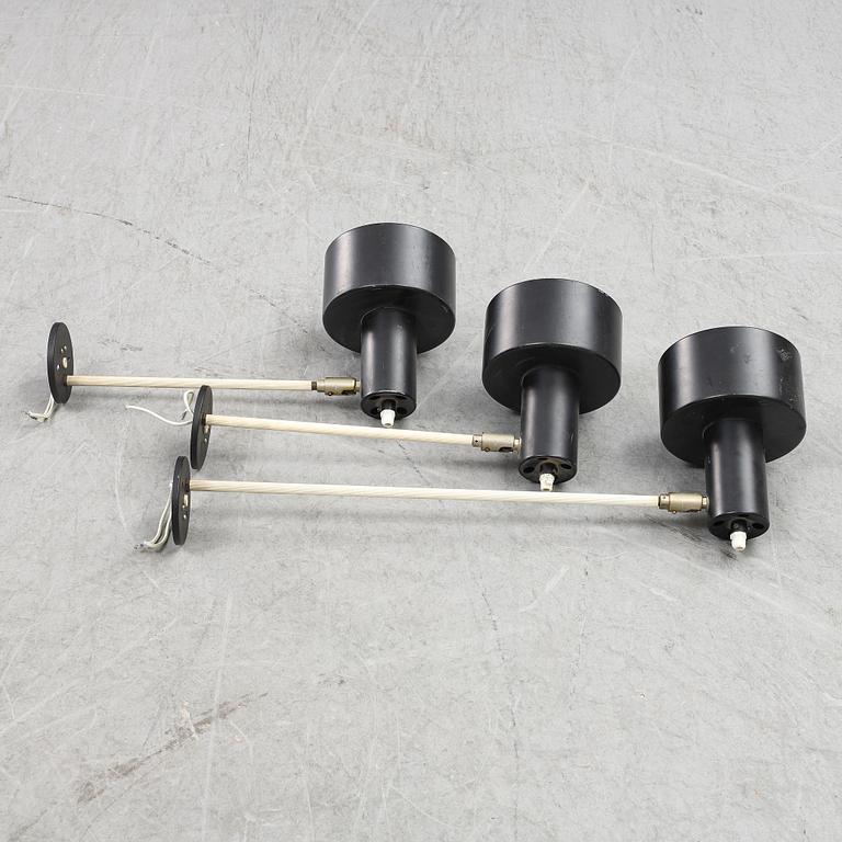 Three Omi wall lights, Denmark, 1960's.