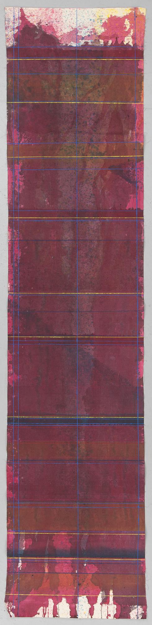 JEAN-MICHEL MEURICE, mixed media on canvas, signed and dated on verso 75.