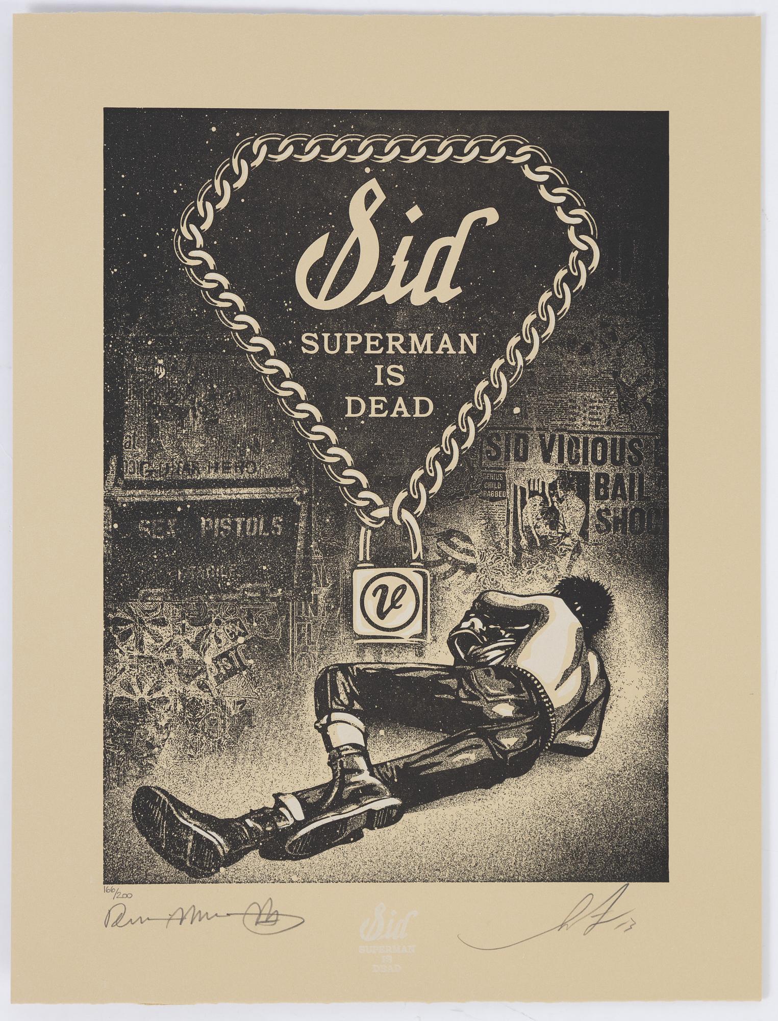 Shepard Fairey & Dennis Morris,  the complete portfolio with 10 letterpress prints, 2013. Each signed and numbered.