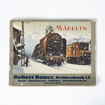Märklin, Locomotives, carriages and accessories, first half of the 20th century.