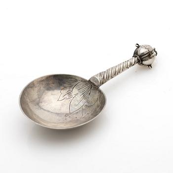 Soup spoon, silver, Peter Gadd (active 1750–1764), Kristianstad.