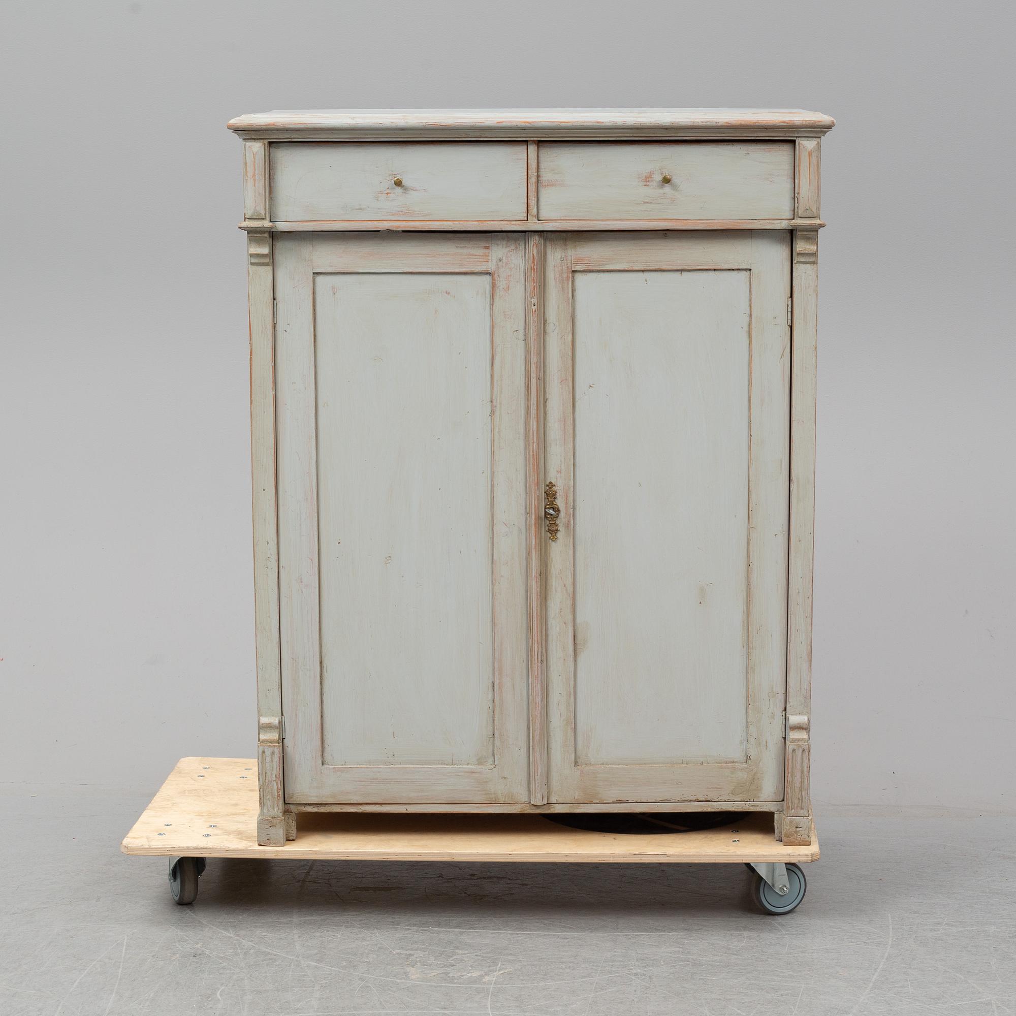 A painted sideboard, mid 19th Century.