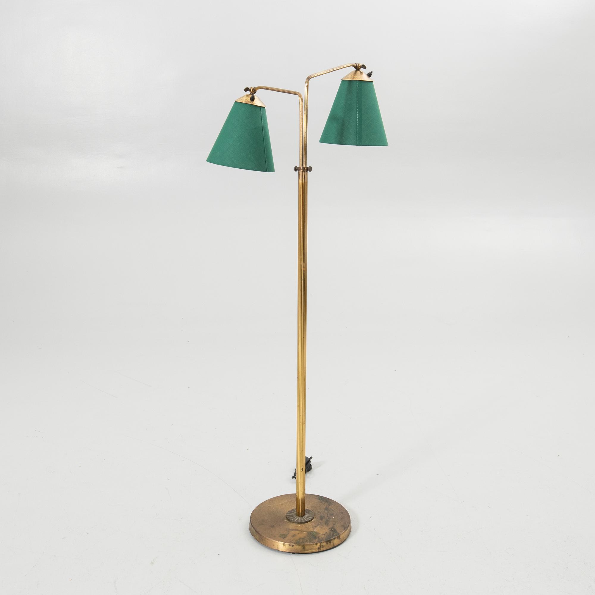 Golvlampa, 1900-talets mitt.