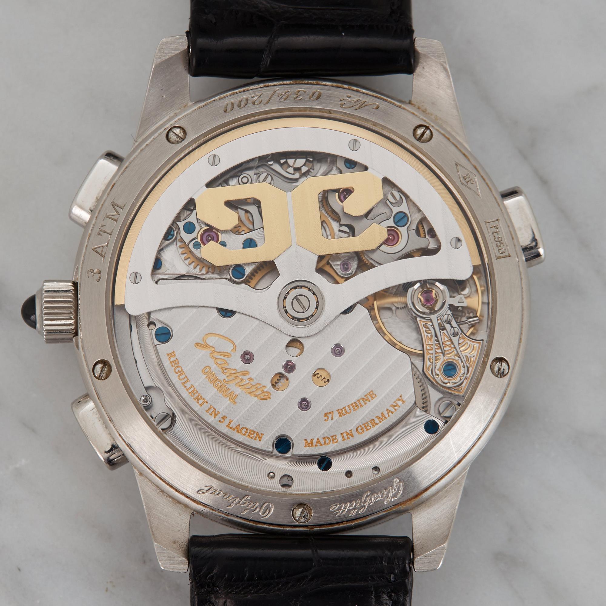GLASHÜTTE, PanoMatic, Flyback-chronograph.