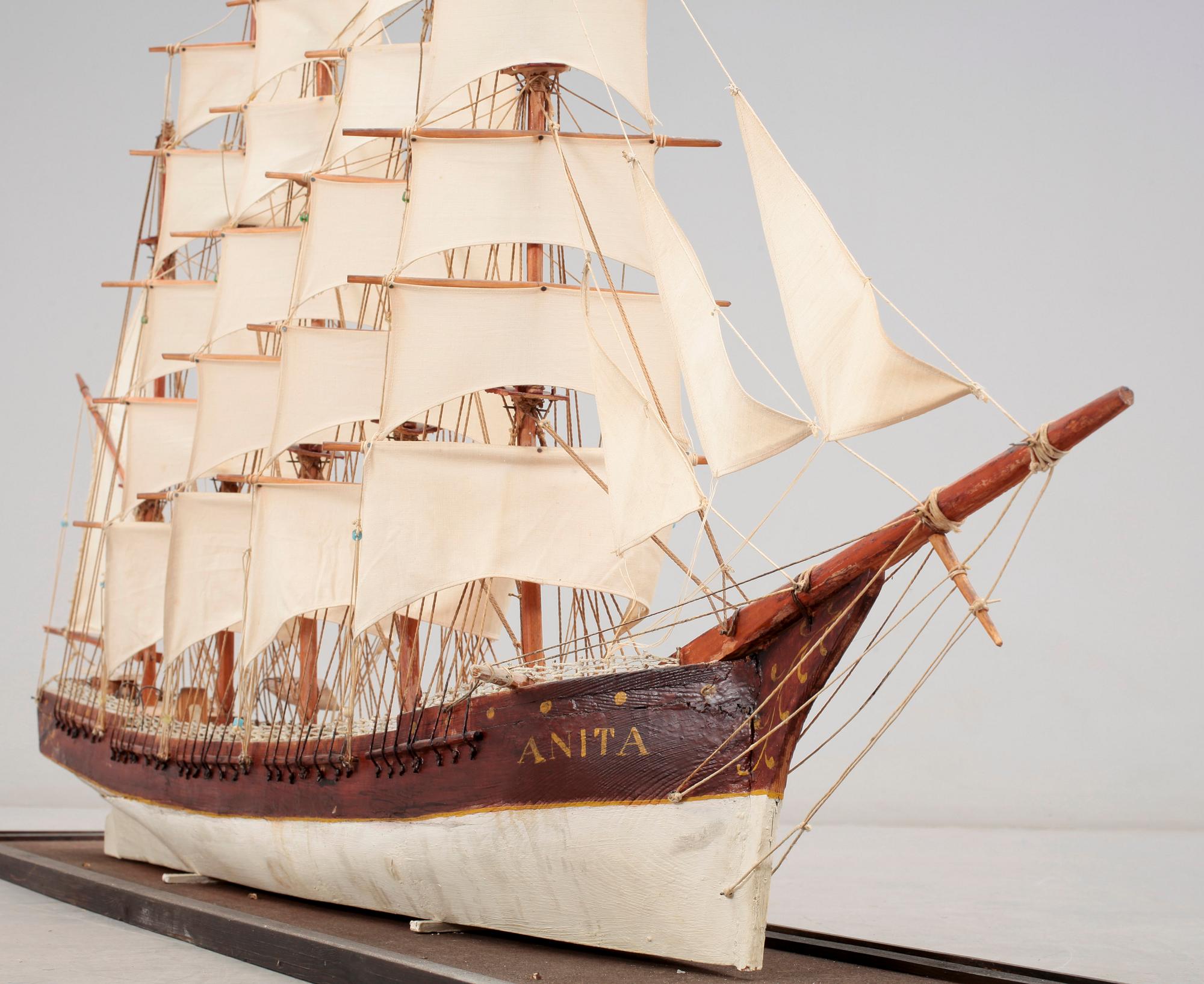 BÅTMODELL, 1900-tal.