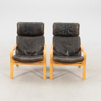 Armchairs, a pair by Stouby, Denmark, late 20th century.
