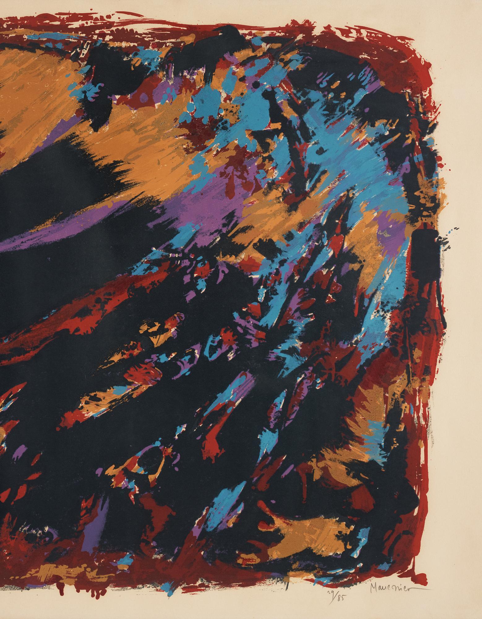 Alfred Manessier,"Procès de Burgos II".