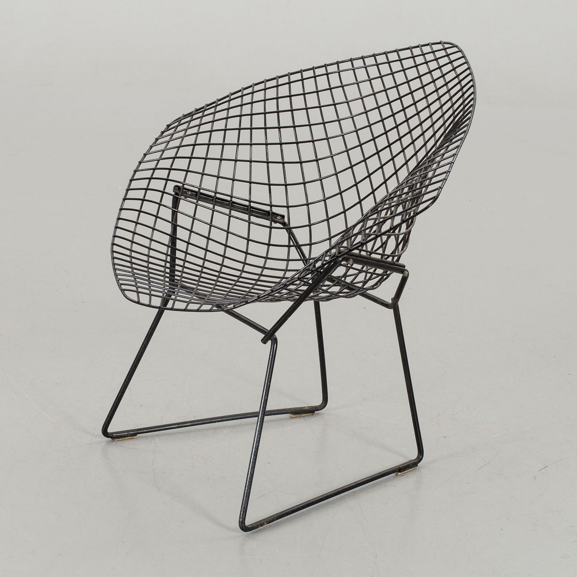 HARRY BERTOIA, STOL, "Diamond chair", 1900-talets andra hälft.