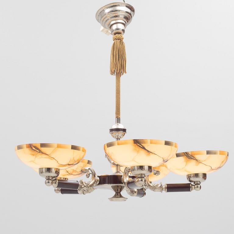 A ceiling lamp, 1920's/30's.