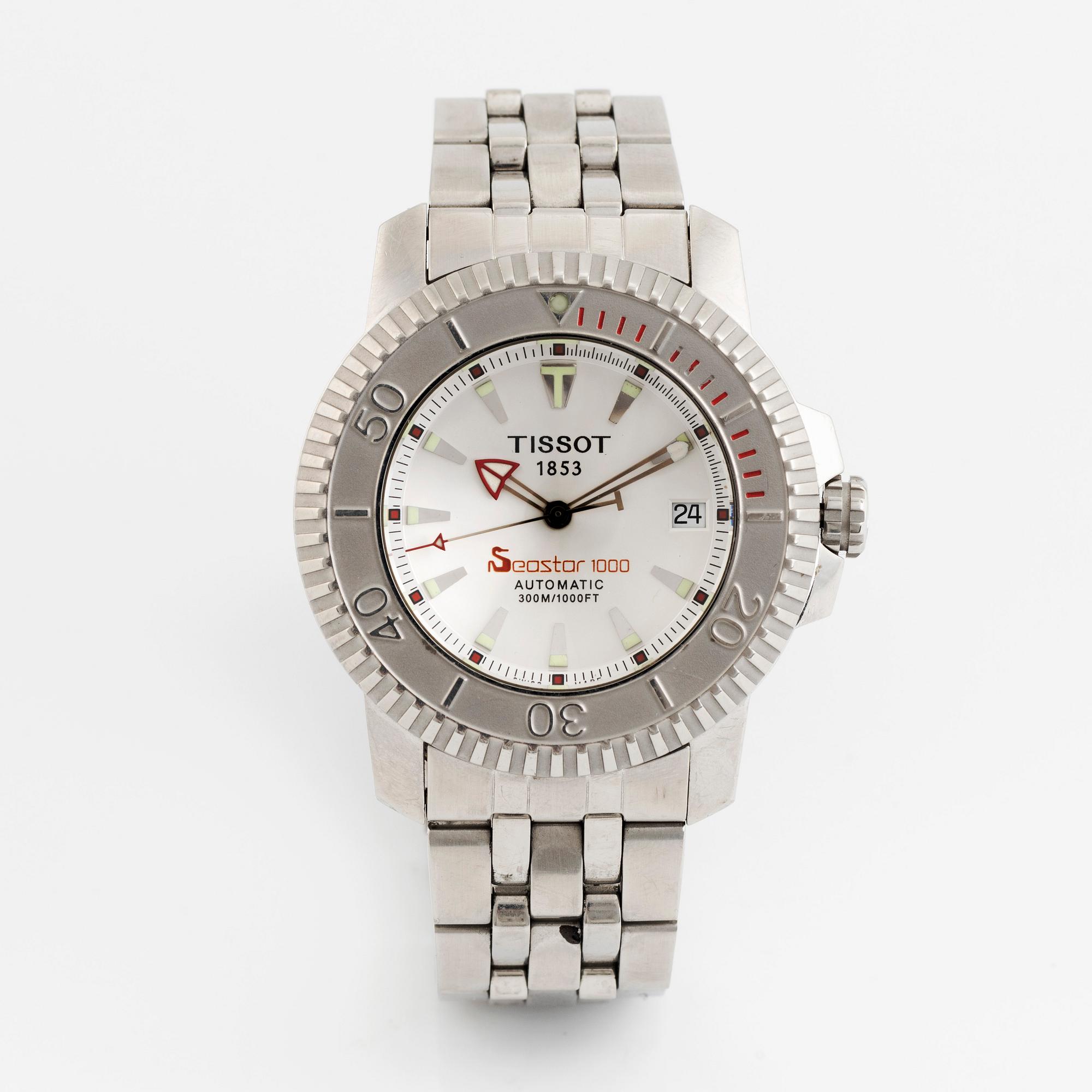 Tissot, Seastar 1000, wristwatch, 44 mm.