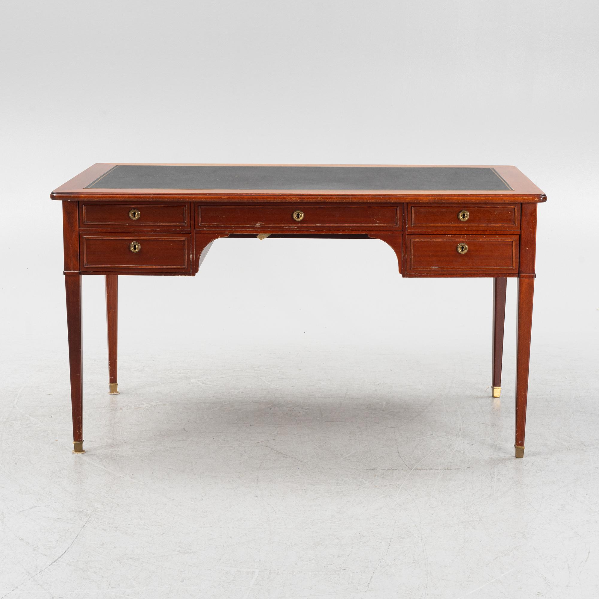 Skrivbord, Georgiansk stil, GR Möbler AB, Tibro, 1900-talets andra hälft.
