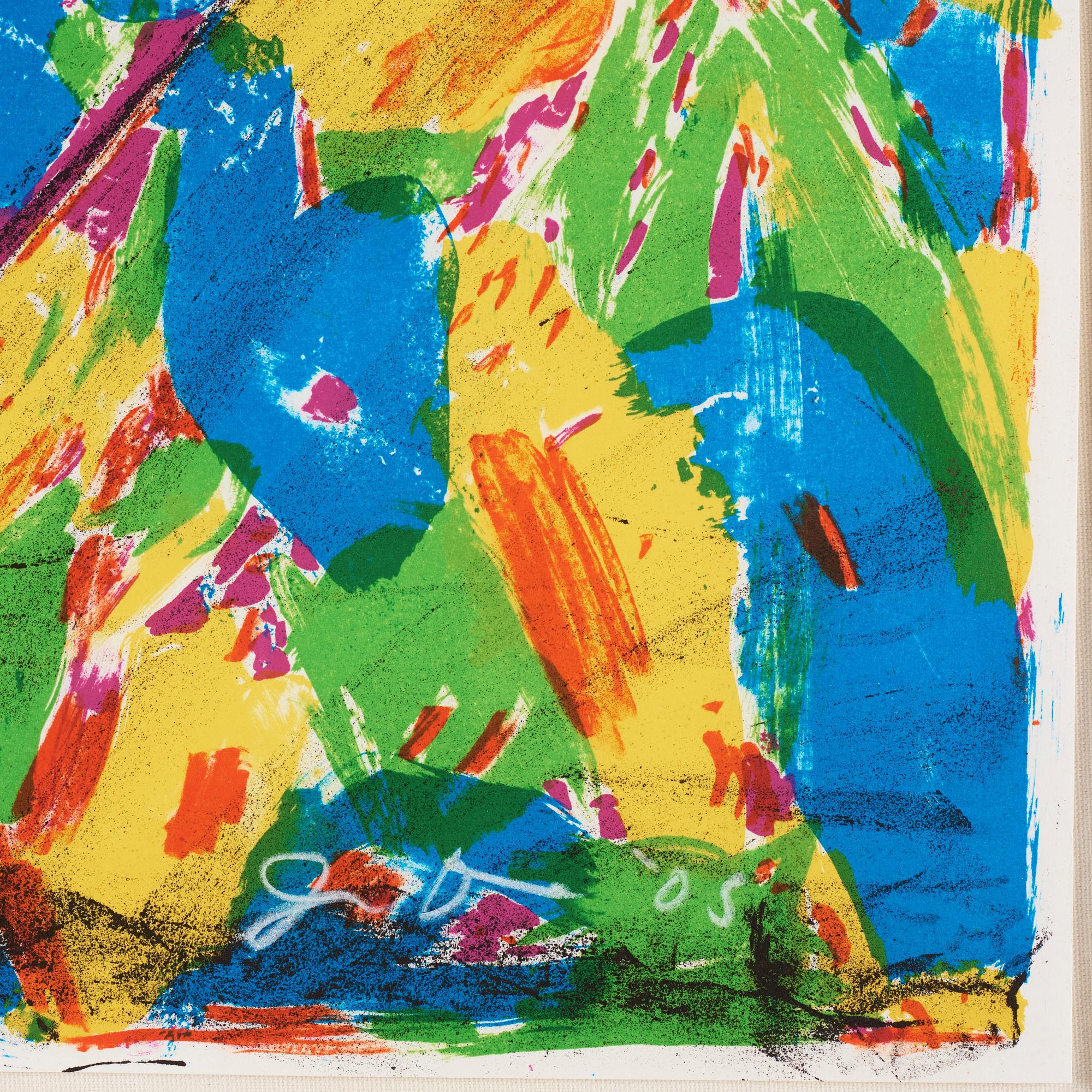 Jim Dine, "The Blue Heart".