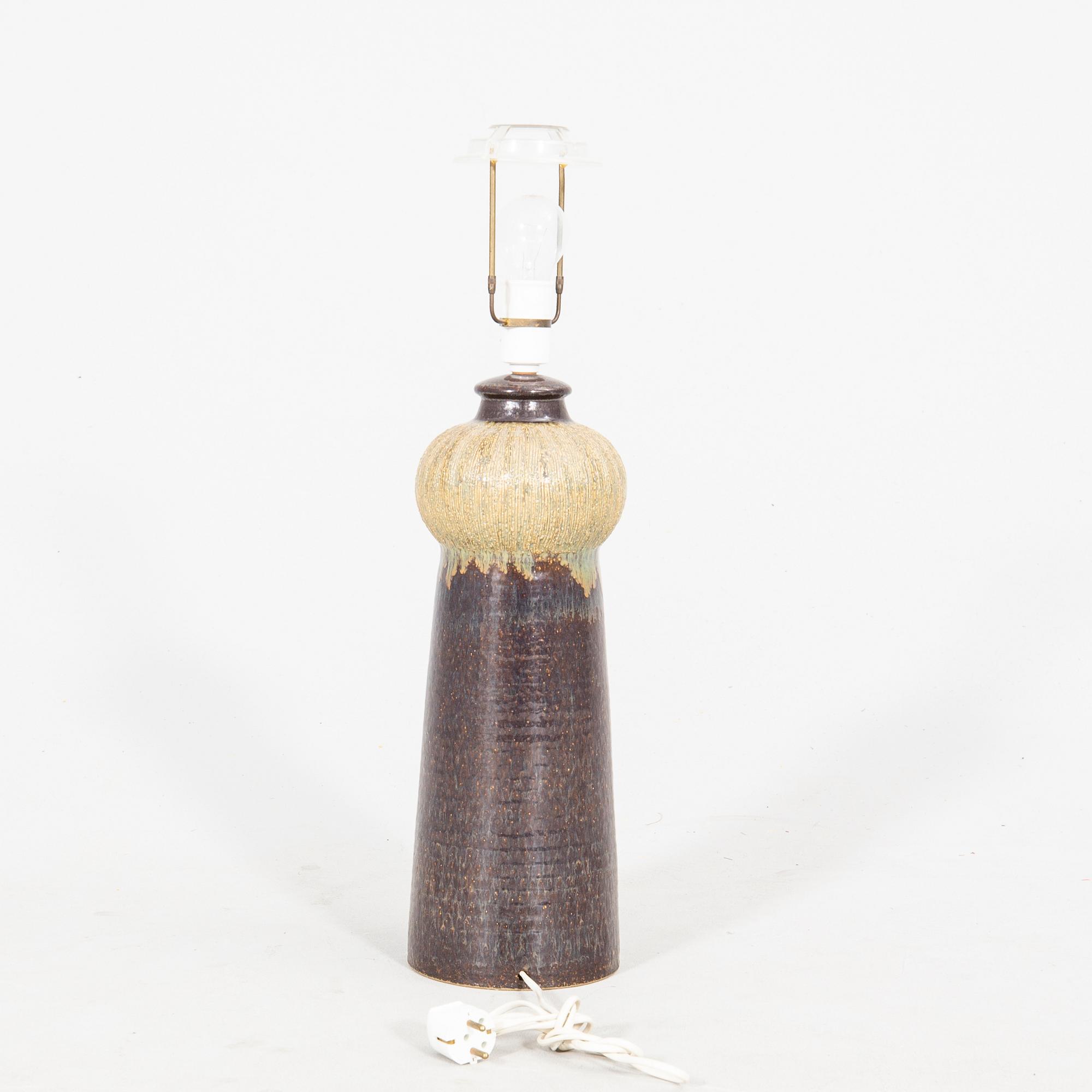 Bordslampa, Söholm, Stentöj, Bornholm, Danmark, 1960/70-tal.