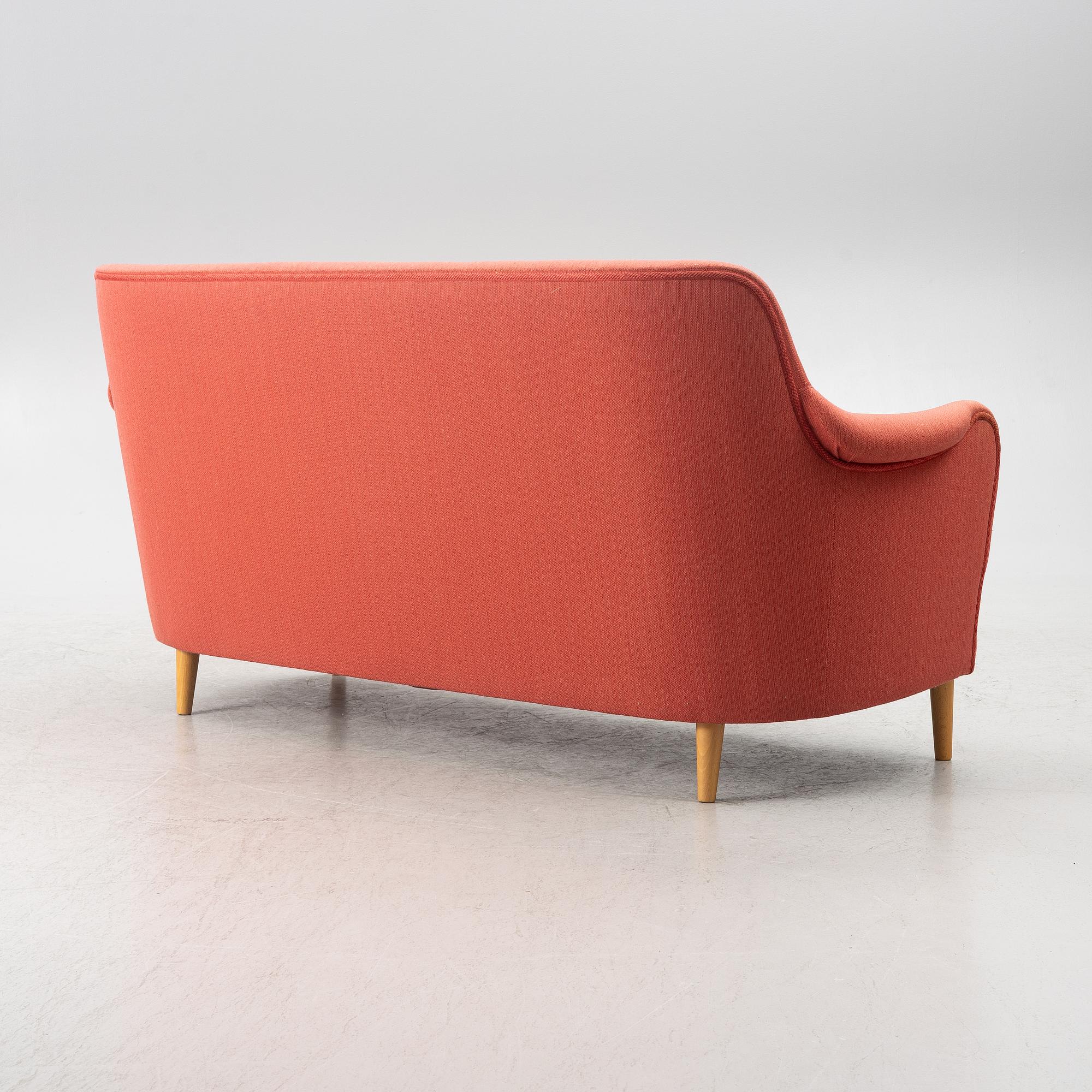 Carl Malmsten, sofa, "Samsas", OH Sjögren, late 20th century.