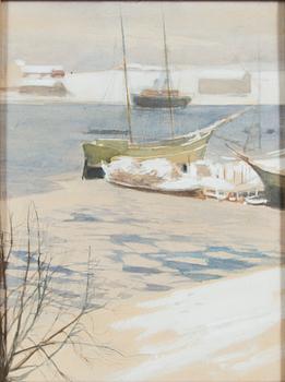 Albert Edelfelt, Helsinki-näkymä.