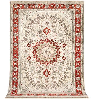 A carpet, Turkey, silk, c. 180 x 120 cm.
