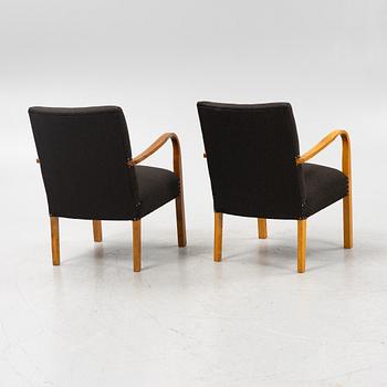 Fåtöljer, ett par, 1930/40-tal.