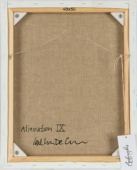 Carl Johan De Geer, acrylic on canvas, signed.