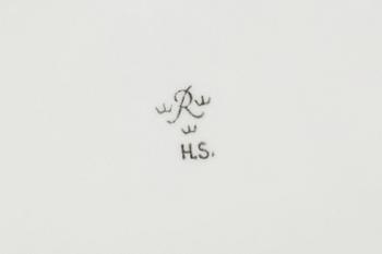 FIGURINER, 5 delar, porslin, Harald Salomon, monogramsignerad. Rörstrand.