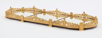 A French Empire early 19th century dinner plateau in the manner of Pierre Philippe Thomire.