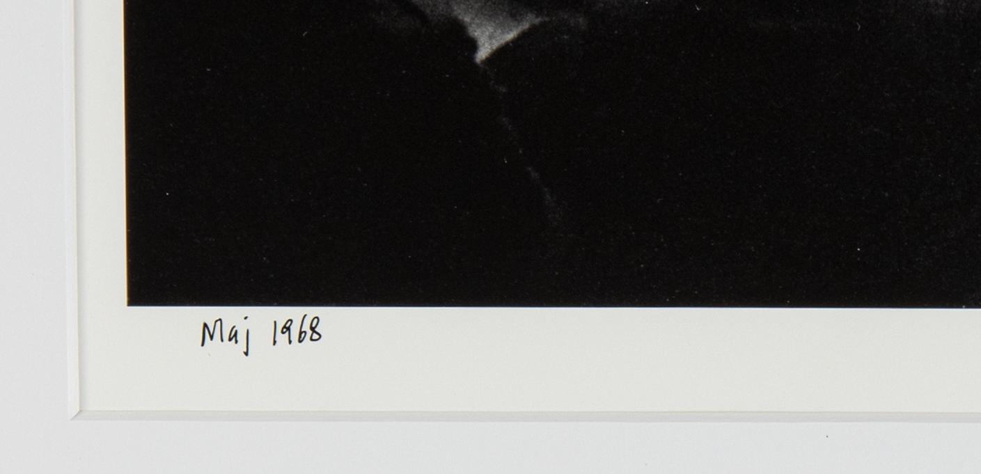 Carl Johan De Geer, fotografi, signerat 1/3.