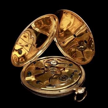 HERRFICKUR, 14k guld, Frankrike, omkring år 1900.