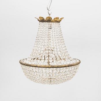 A Gustavian style chandelier early 1900s.