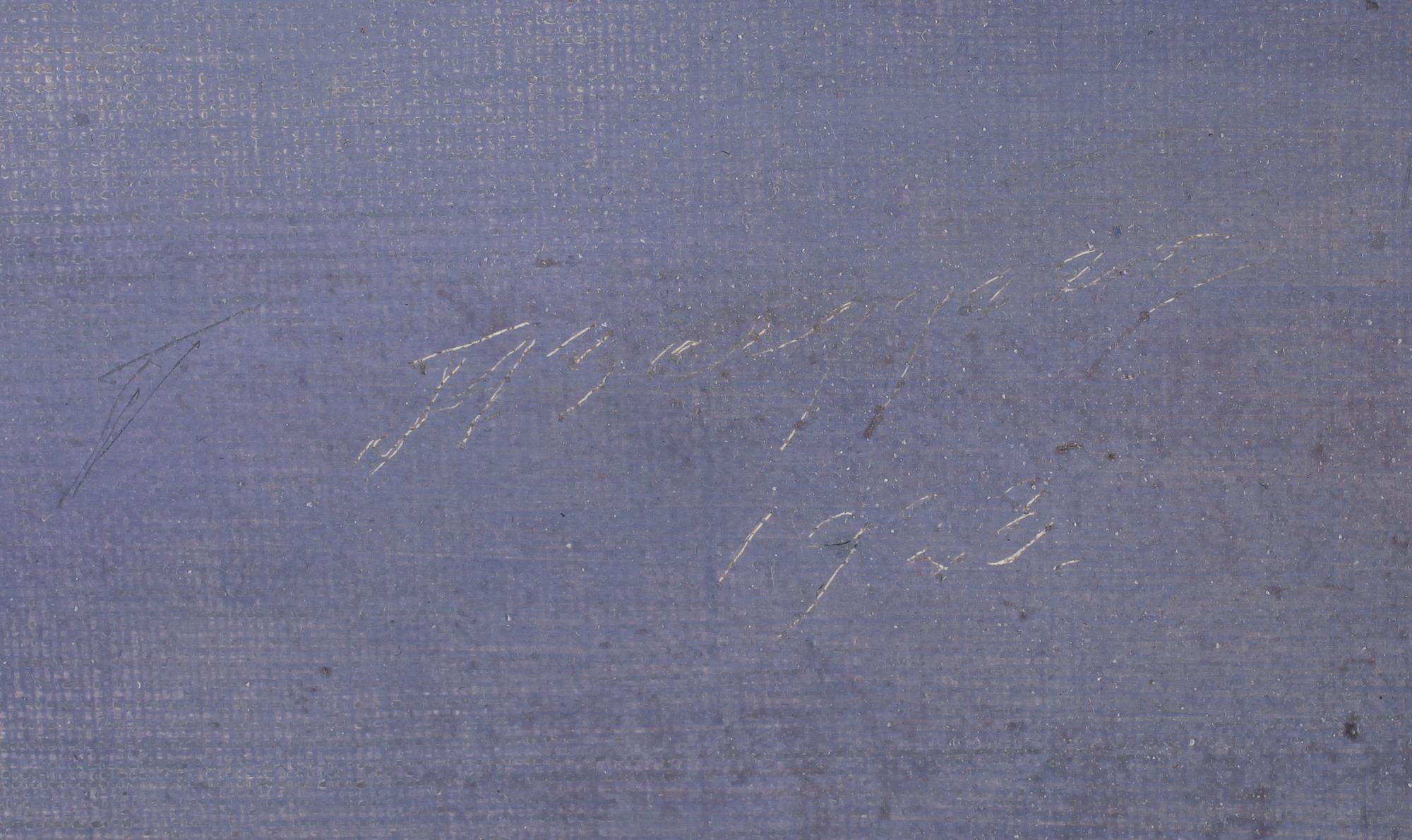 TAGE BERGGREN, olja på duk, sign o dat 1923.