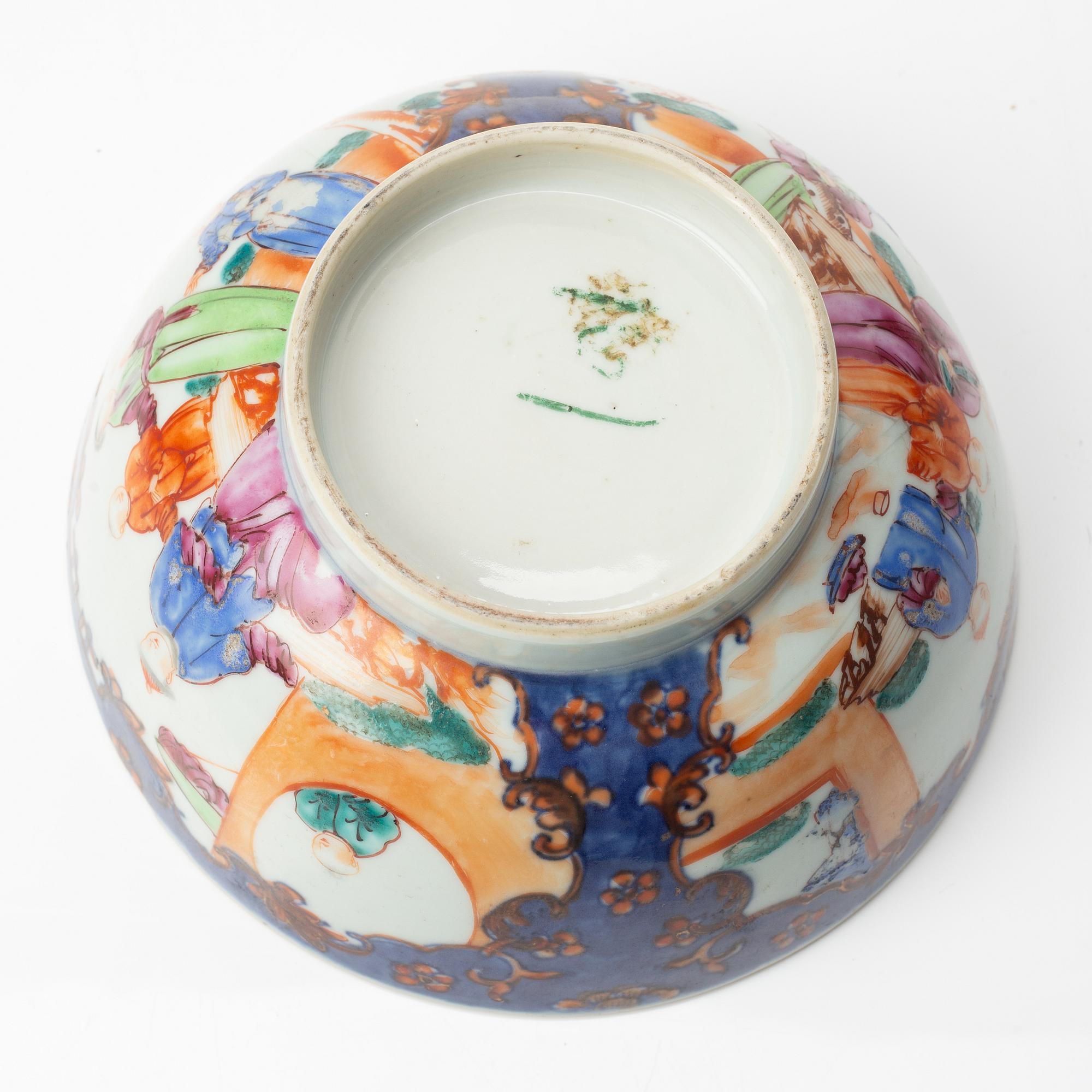 A porcelain bowl, China, Qianlong (1736-95).