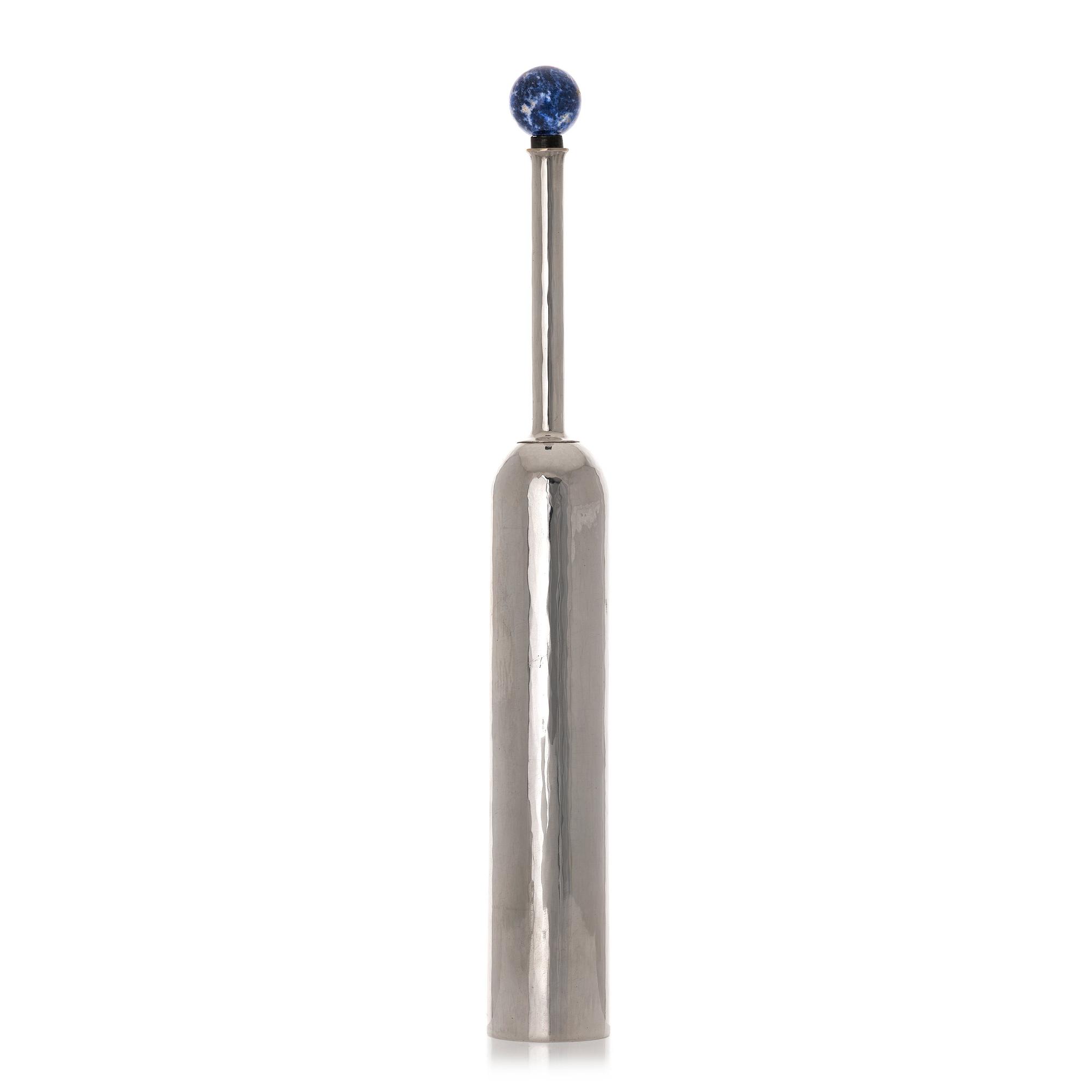 Jan Brunk, flaska, Stockholm 1995, sterling silver.