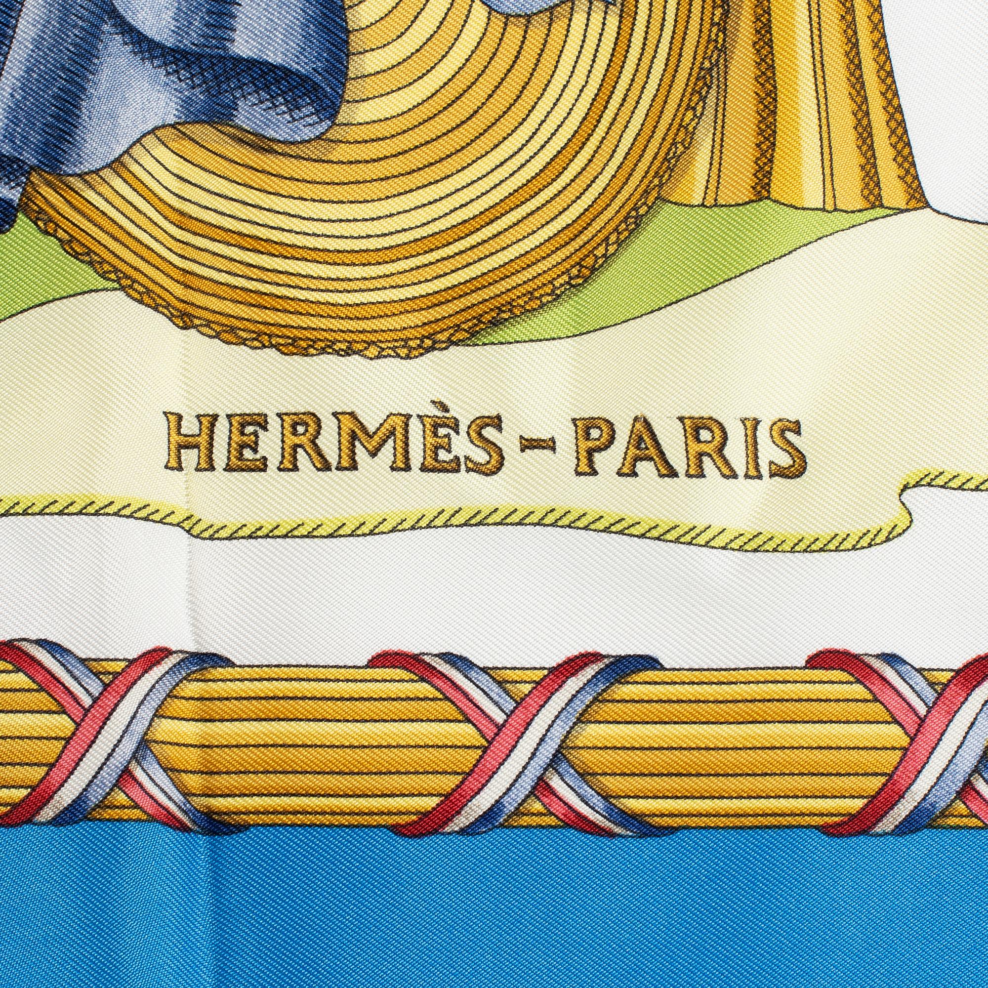 Hermès, scarf, "1789 Liberté Égalité Fraternité".