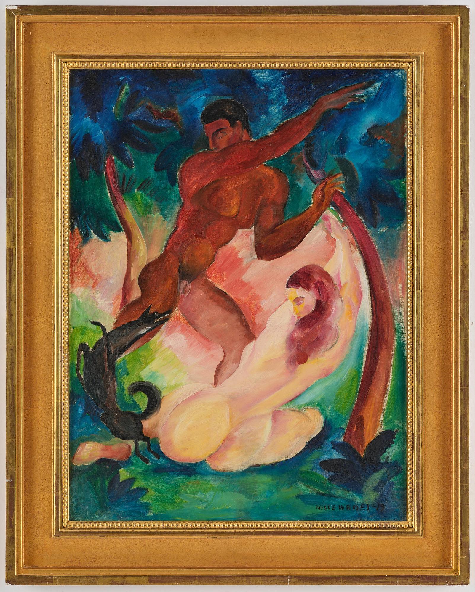 Nils Wedel, Pair in Landscape.