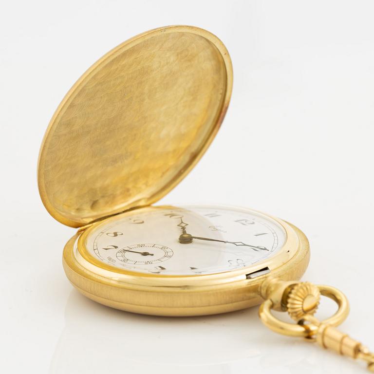 Pocket watch, 18K gold, 49,5 mm.