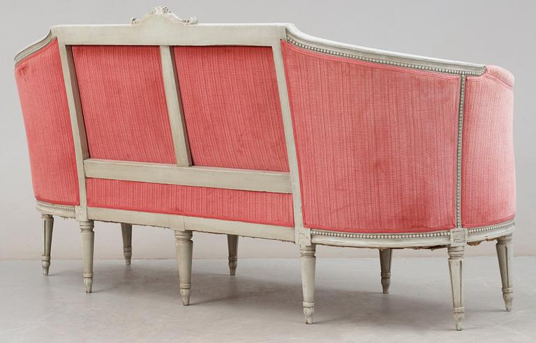 A Gustavian 18th century sofa by E. Öhrmark.