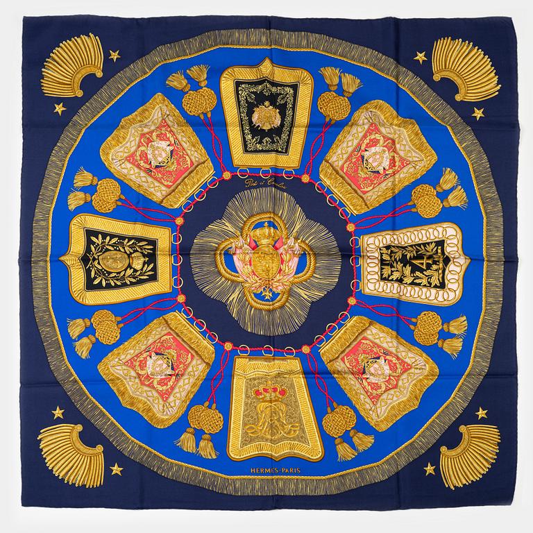 Hermès, scarf, "Poste et Cavalerie".