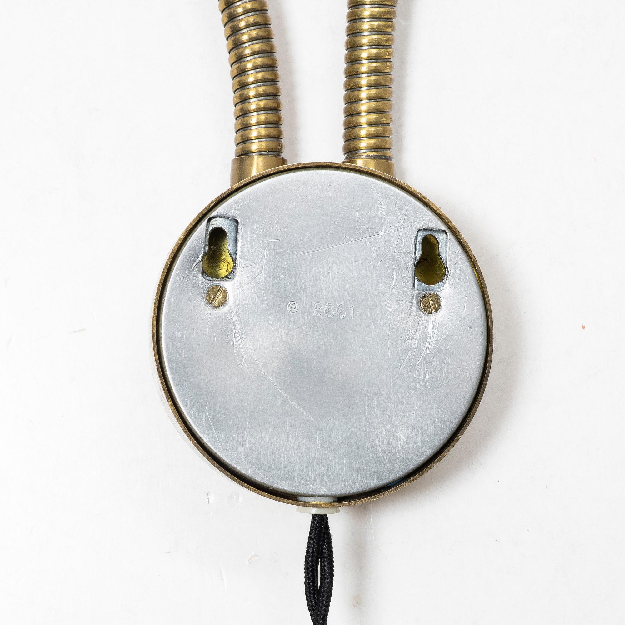 Arvid Böhlmarks Lampfabrik, a wall lamp model "8661", Stockholm, 1950s.