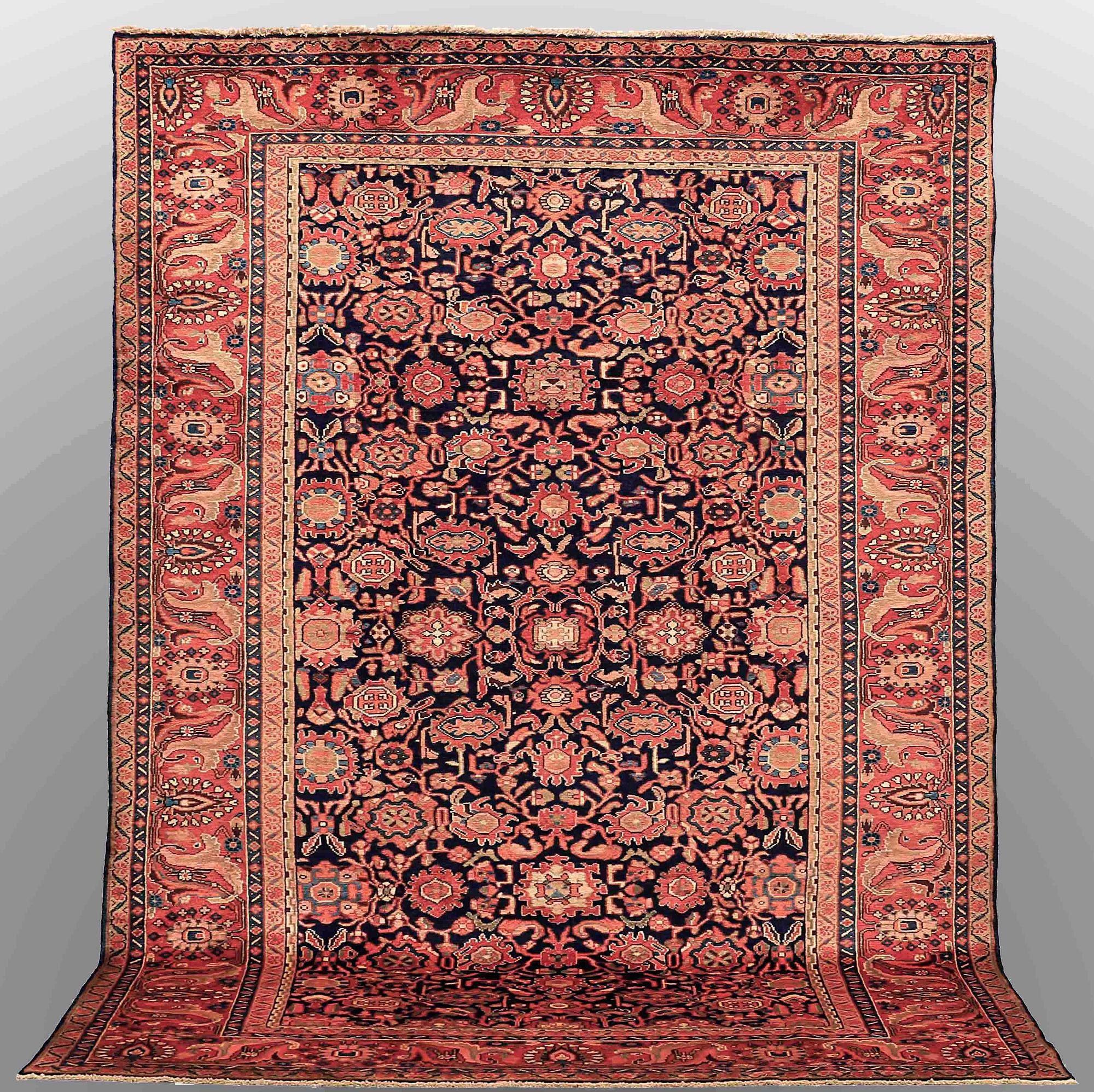 A carpet, Nanadj, ca 307 x 212 cm.