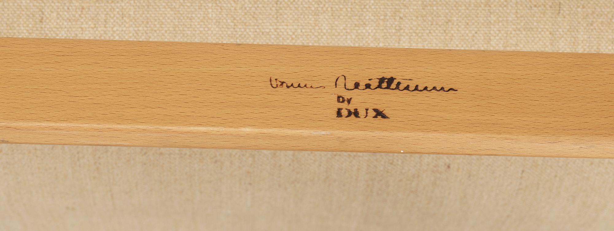 FÅTÖLJ med FOTPALL, "Pernilla", Bruno Mathsson, Dux.