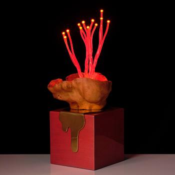 Aia Jüdes, a unique "Vril" lamp/light object, 2020.