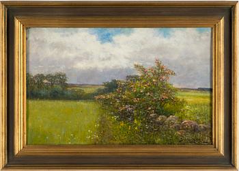 SEVERIN NILSON, oil on canvas, signed.