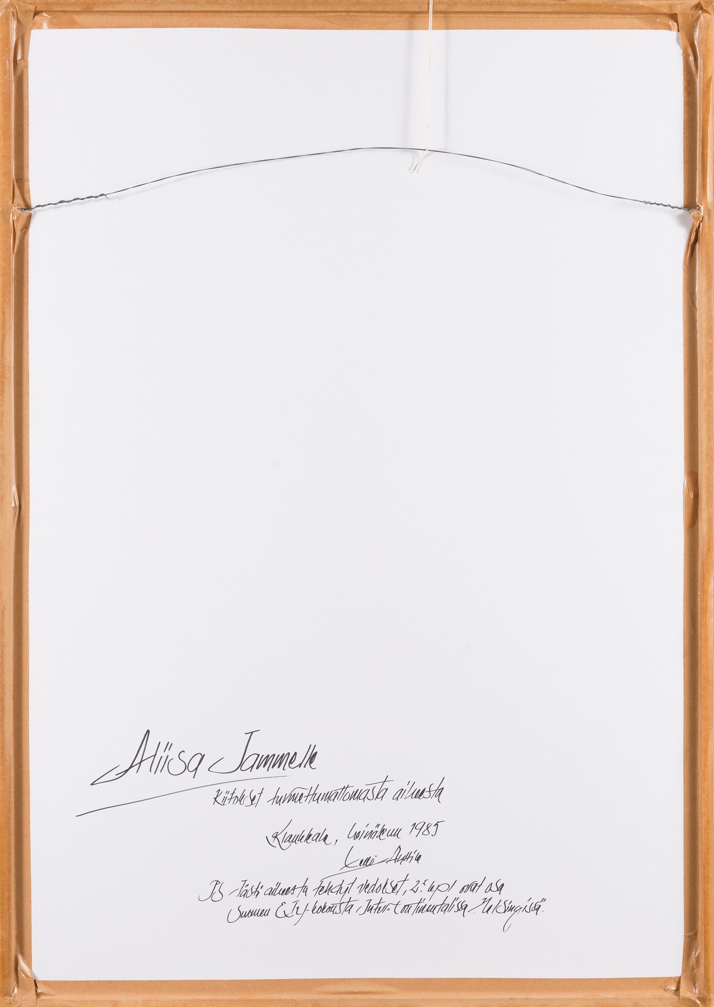 TELLO ANTTILA, print, 2 pieces, signed and dated -84.