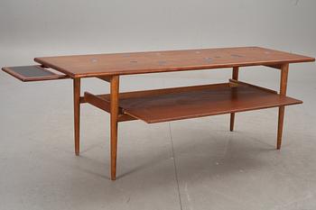 SOFFBORD, teak, troligen Danmark, 1960-tal.