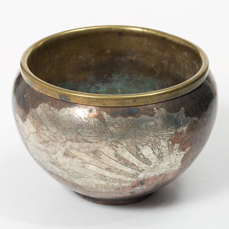 Carl Hjalmar Norrström, pot cover, Eskilstuna 1903.